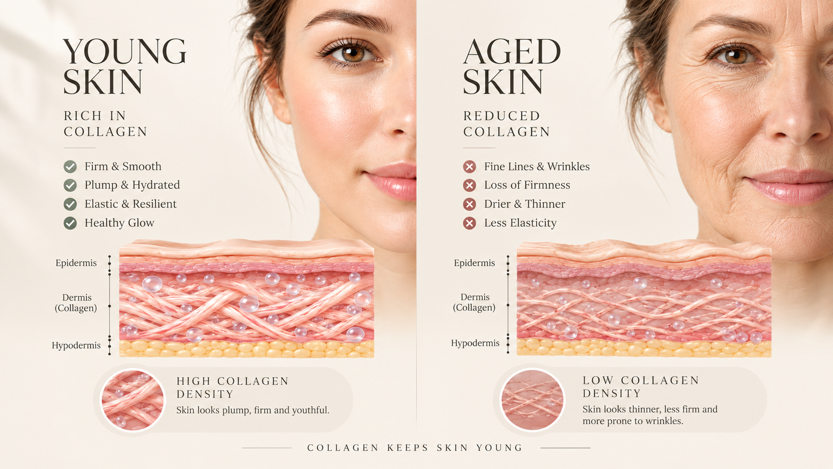 Why Does Skin Gradually Lose Its Bounce as We Age